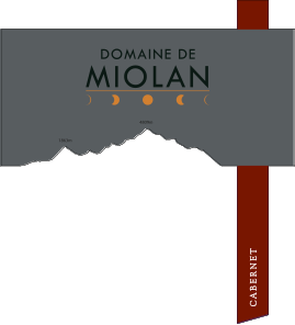 Étiquette cabernet.png, Domaine de Miolan AOC Genève