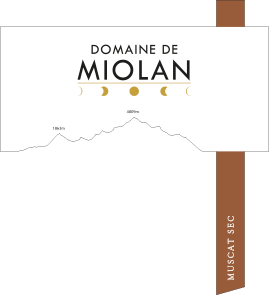 Étiquette muscat.png, Domaine de Miolan AOC Genève